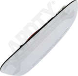 APDTY 178128 Door Mirror Glass Heated, Blind Spot Indicator With Backing Plate