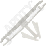 APDTY 178160 Fender, Splash Shield W-Type Clip, Fits 10MM Hole