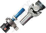 APDTY 178213 Rear 2-Piece Steel Driveshaft Assembly