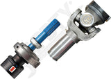 APDTY 178214 Rear 2-Piece Steel Driveshaft Assembly