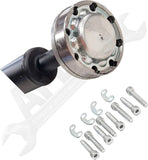 APDTY 178215 Rear 1-Piece Aluminum Driveshaft Assembly