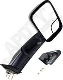 APDTY 178233 Side Towing Mirror; Right; Compatible With Various Ram Models
