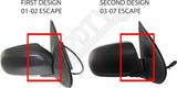 APDTY 178259 Side View Mirror; Right; 2nd Design; Replaces 2L8Z17682CAB