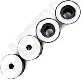 APDTY 178496 Radiator Bushing Upper & Lower, Left & Right 4 Pc Kit