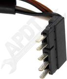 APDTY 178569 Side View Mirror; Left; Replaces 1248107716