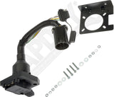 APDTY 178585 7-Blade And 4-Flat Vehicle Side Connector