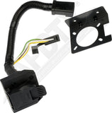 APDTY 178587 7-Blade And 4-Flat Vehicle Side Connector