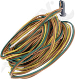 APDTY 178599 4-Flat Vehicle Side To Open Wire Y-Harness 25 Foot