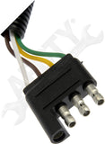 APDTY 178604 4-Flat Trailer Side To 7-Blade Vehicle Side Adapter