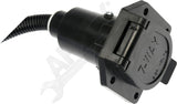 APDTY 178604 4-Flat Trailer Side To 7-Blade Vehicle Side Adapter
