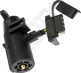 APDTY 178609 7-Blade Vehicle Side To 6-Way Round & 5-Flat Adapter