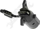 APDTY 178647 7-Blade Vehicle Side To 4-Flat Trailer Side LED Test Adapter