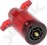 APDTY 178649 7-Blade Trailer Side Illuminating Connector