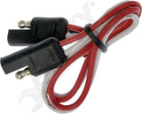 APDTY 178650 2-Flat Extension Connector 12 Inch