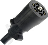 APDTY 178651 7-Blade Trailer Side Molded Connector With 6ft Cable