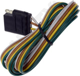 APDTY 178652 4-Flat Vehicle Side Connector 48 Inch