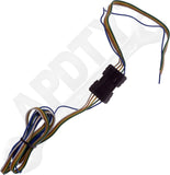 APDTY 178662 5-Flat Vehicle Side And Trailer Wiring Connectors (48"/12")