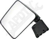 APDTY 178772 Side View Mirror; Left; Compatible With 1987-1995 Suzuki Samurai
