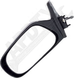 APDTY 178788 Side Mirror; Left; Compatible With 1988-1992 Toyota Corolla