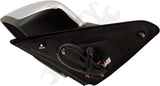 APDTY 179045 Side View Mirror; Left; Chrome; Non-Towing; Replaces 55079043AD