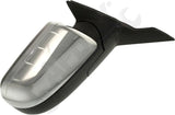 APDTY 179058 Side View Mirror; Right; Chrome, Puddle Lamp; Replaces 8G1Z17683E
