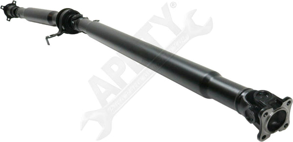 APDTY 200111 Rear Driveshaft Assembly w/ Center Support Bearing (7T4Z4R602A)