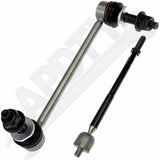APDTY 170780 Front Suspension Control Arm Ball Joint Sway Bar Link; 14-Piece Kit