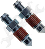 APDTY 23812 Brake Fluid Bleeder Screws - 2pc