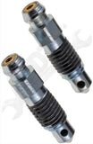 APDTY 23814 Brake Bleeder Screws - Speed Bleeders - 1/4-28 X 1 In.