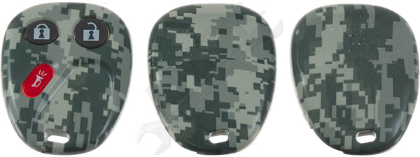 APDTY 24729HZD Green Digital Camouflage Keyless Entry Key Fob Replacement Case