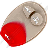 APDTY 24754 Keyless Entry Remote Key Fob Transmitter Outer Shell Case