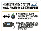 APDTY 24843 Replacement Keyless Entry Remote Key Fob Transmitter w/ Programmer