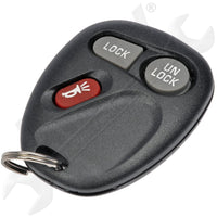 APDTY 24844 Keyless Entry Remote Key Fob Lock Unlock Transmitter (3-Button)