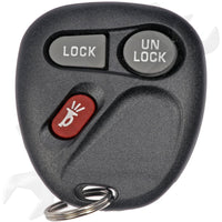 APDTY 24844 Keyless Entry Remote Key Fob Lock Unlock Transmitter (3-Button)