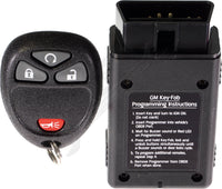 APDTY 24847 Replacement Keyless Entry Remote Key Fob Transmitter w/ Programmer