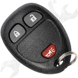 APDTY 24848 Keyless Entry Remote Key Fob Transmitter 3 Button (15777636 Only)