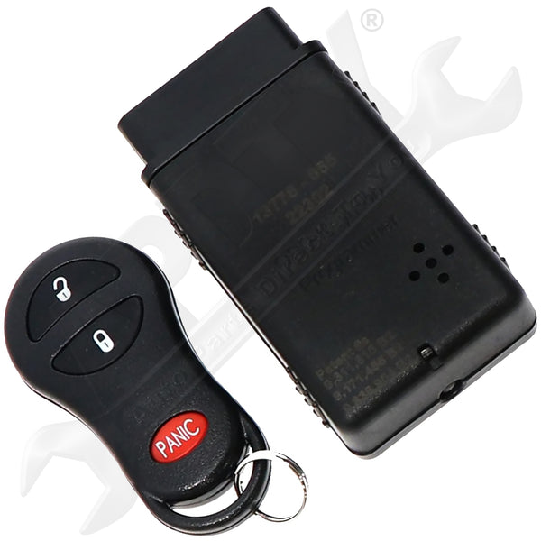 APDTY 24889 Replacement Keyless Entry Key Fob w/ Programming Tool