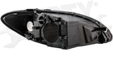 APDTY 2601300 Left Front Headlight Assembly w/Chrome Bezel