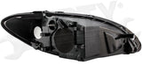 APDTY 2601300 Left Front Headlight Assembly w/Chrome Bezel
