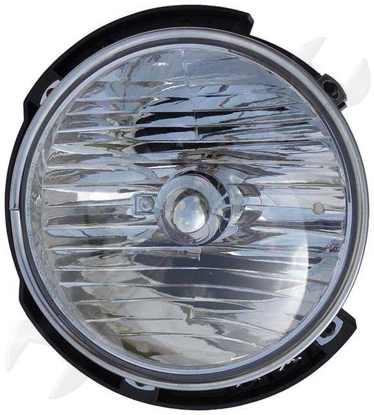 APDTY 2603399 Headlight Head Light Lamp Bulb Assembly Fits Right 07-14 Wrangler