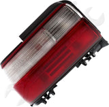 APDTY 2741013 Tail Light Lamp Assembly With Bulbs; Left 96-97 Corolla Sedan