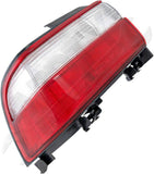 APDTY 2741013 Tail Light Lamp Assembly With Bulbs; Left 96-97 Corolla Sedan