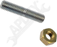 APDTY 30314 Double Ended Stud - M8-1.25 X 16mm And M8-1.25 X 16mm