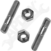 APDTY 30335 Double Ended Stud - M10-1.50 X 27mm And M10-1.50 X 12mm