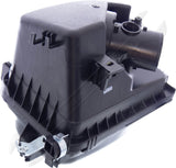 APDTY 369637 Air Filter Intake Upper & Lower Black Plastic Housing Assembly