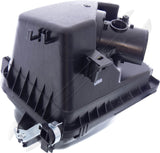 APDTY 369637 Air Filter Intake Upper & Lower Black Plastic Housing Assembly