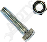APDTY 403114 5/16' x 1-1/4" Battery Bolt; Square Head; Shouldered Hex Nut; (100)