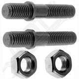 APDTY 4255 Exhaust Flange Stud & Nut Front Compatible with Select 74-93 Models