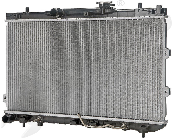 APDTY 4511200 Radiator Assembly Fits 2004-2009 Kia Spectra w/Auto Transmission