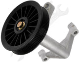 APDTY 45352 AC Air Conditioning Compressor Bypass Pulley Assembly For RL005442AD
